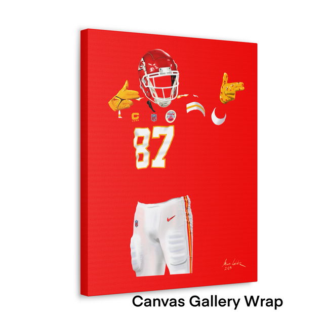 “87” - Limited Edition Prints (Travis Kelce)