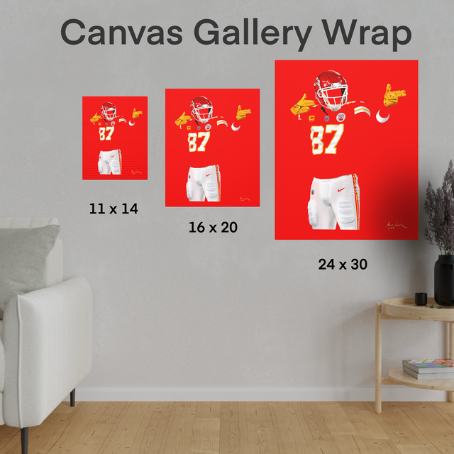 “87” - Limited Edition Prints (Travis Kelce)