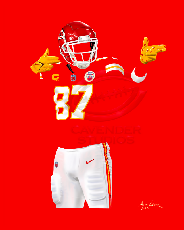 “87” - Limited Edition Prints (Travis Kelce)